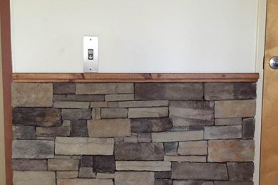 Inspiration for a rustic hallway remodel in DC Metro