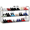 Shoe Rack with 3 Shelves-Three Tier Storage for 18 Pairs by Home-Complete