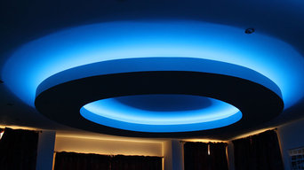 Round Centre Lighting feature on Blue