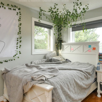 White Windows in Fantastic Bedroom - Renewal by Andersen Greater Toronto, Ottawa