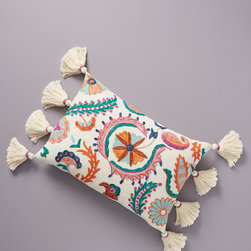 Embroidered Valeria Pillow - Products