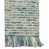 Oshawa Cozy Wool Hand-Woven Area Rug, Blue, 8'x10'