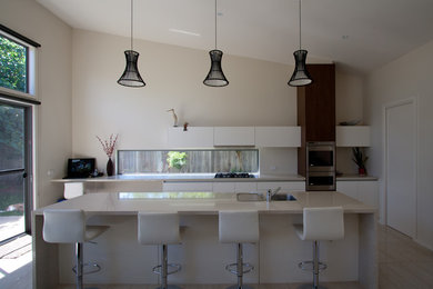 Kitchen - contemporary kitchen idea in Geelong