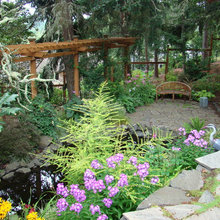 water garden seating
