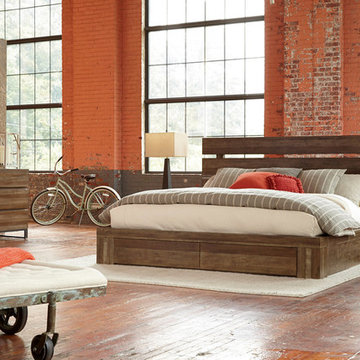 A.R.T. Furniture Epicenters California King Williamsburg Platform Storage Bed in