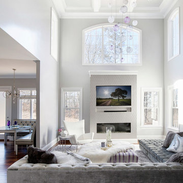 Mod | Purple Palace Multi-Story Pendant Chandelier