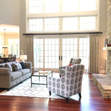 Glamorous Lake House Staging