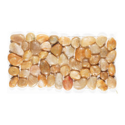 Golden Pebble Tile Border - Accent Trim And Border Tile