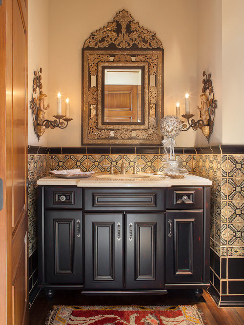 Beige Powder Room Design Ideas, Remodels & Photos