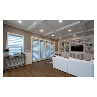 Custom Drapery, Layered & Roman Shades for Sherman Oaks home ...