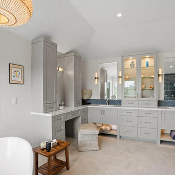 Transitional Primary Bathroom Remodel in Diablo, CA