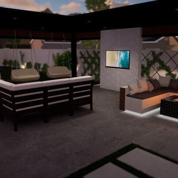 Contemporary Meets Intimate For Entertaining