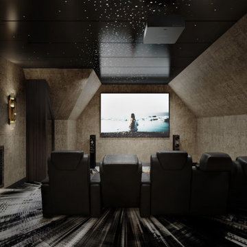 Renovation - "A Dynamic Home Theater" in Arlington, TX
