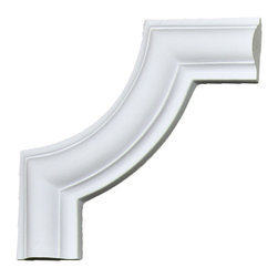 Udecor - WR-9139C Flat Molding Corner, Piece - Molding And Trim