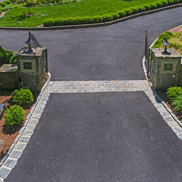 Asphalt Driveway with Rumble Strip