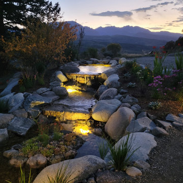 Design - Build Landscape Mountain Water Garden in Acorn Creek