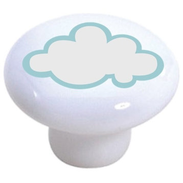 Cloud Ceramic Cabinet Drawer Knob