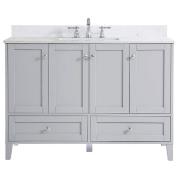 Elegant Decor sommerville Bathroom Vanity Grey