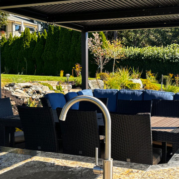 Outdoor Kitchen on Fox Island