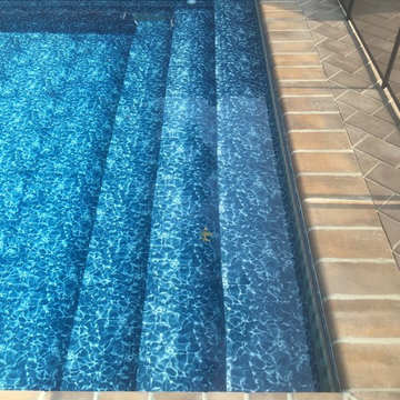 Stadium Step Seating: Vinyl Liner Steps