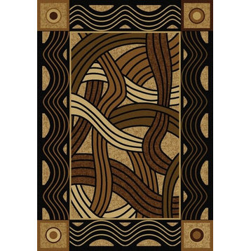 Hand Coiled Rug, Natural, 8'x11', Rectangle