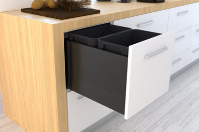 TANOVA FLEX - THE KITCHEN BIN SYSTEM THAT WORKS WITH YOUR SLIMLINE DRAWERS