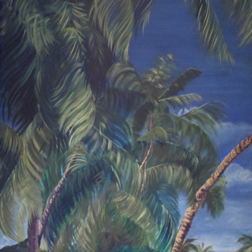 Bedroom Beach Mural
