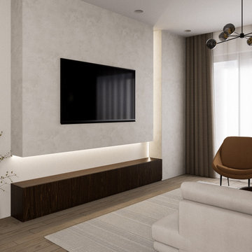 Open-floor Kitchen and Living Space