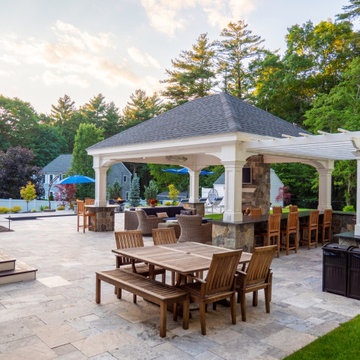 Pembroke 20'x44' PermaCrete Vinyl Liner In Ground Swimming Pool