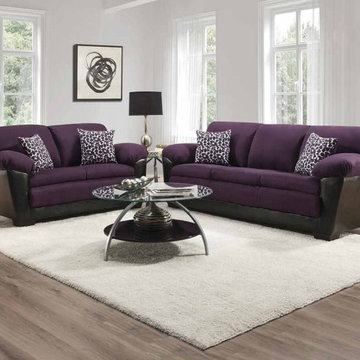 Sierra Purple Sofa & Loveseat Collection