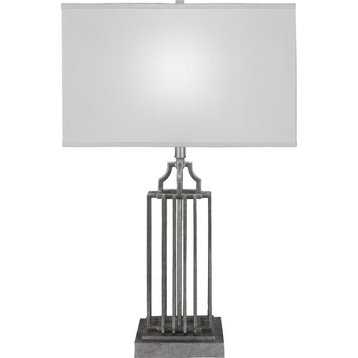 Sky Loft Lamp - Aged Silver
