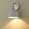 Zoey 1 Light Wall Sconce, Pewter With White