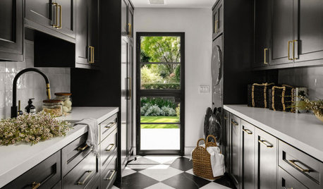 6 New Laundry Rooms Packed With Style and Storage