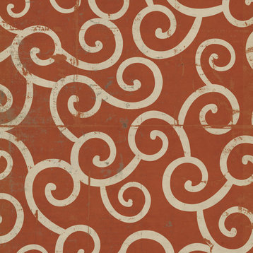 Pattern 04 Captain Nemo 48x48 Vintage Vinyl Floorcloth