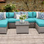 Florence 7 Piece Outdoor Wicker Patio Furniture Set 07c