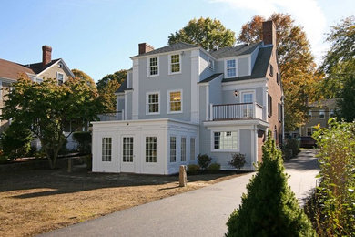 Example of a classic exterior home design in Boston