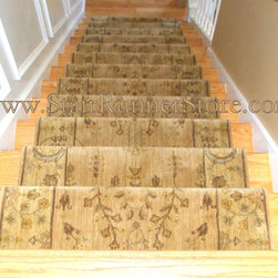 Straight Staircase Stair Runner Installations - Hall And Stair Runners