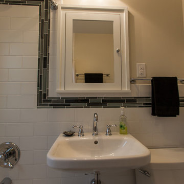 Project 2857-1 Art Deco Small Full Bathroom Bath Remodel South Minneapolis