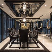 Black and white rooms