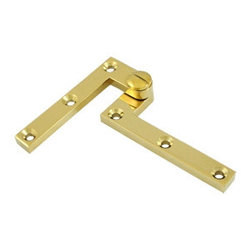 Solid Brass Pivot Hinge (4-3/8" x 5/8" x 1-7/8") - Hinges