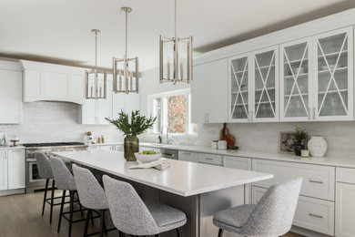 Example of a trendy kitchen design in Philadelphia