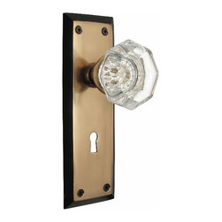 Waldorf Knob With New York Plate - Brackets