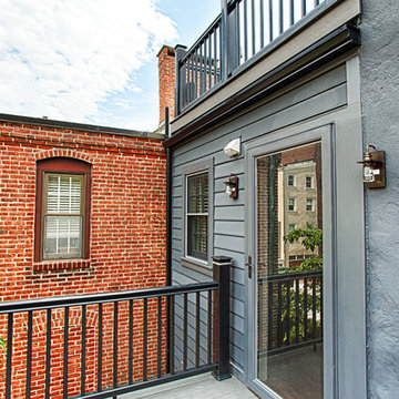 Center City Philadelphia Row Home Rooftop Deck