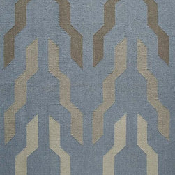 Cotton Dhurrie 554 Lavender - Rugs