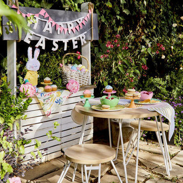 Kid's Outdoor Easter Lunch Ideas Styled by Emily Henderson