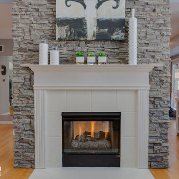 Fireplace Surrounds of Faux Stone