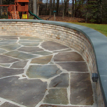 Brick and Bluestone Patio. Melville, NY.