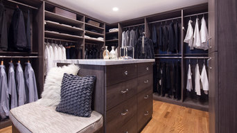 Valet Custom Cabinets & Closets- Walk-in Closet Master-Hudson