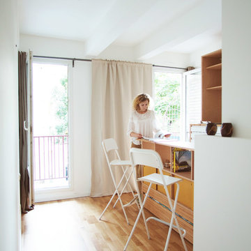 Cuisine convertible dans une pièce de 10m2