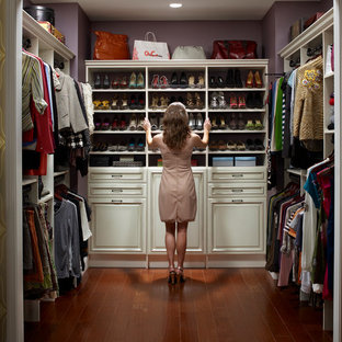 Custom Walk-In Closet Organizers: Antique White